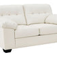 Donlen Loveseat in White by Ashley Signature
