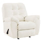 Donlen Recliner in White by Ashley Signature