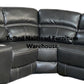 Grant Charcoal Grey Large 7 Seater Modern Modular Power Recliner Sectional