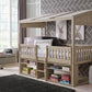 Wrenalyn Twin Loft Bed with Under Bed Bookcase Storage by Ashley Signature
